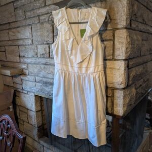 Kate Spade White Ruffle Kids Dress